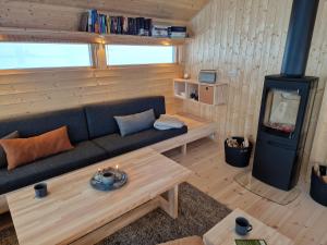Posezení v ubytování Nordic View cabin 900m - Nær Gaustatoppen