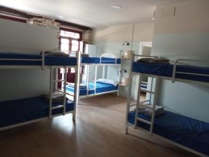 Postel nebo postele na pokoji v ubytování Albergue Goas