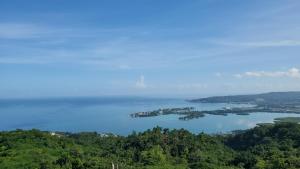 an aerial view of a large body of water at Bayview Luxury Retreats in Montego Bay