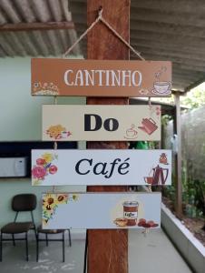 شهادة أو جائزة أو لوحة أو أي وثيقة أخرى معروضة في Pousada Nosso Cantinho