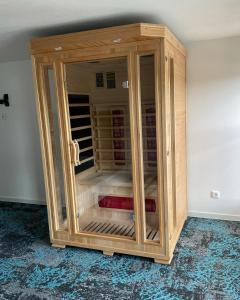 Una cama o camas en una habitación de Das Hartmanns
