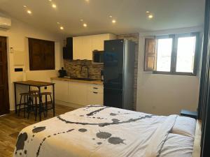 Kuchyň nebo kuchyňský kout v ubytování Aventura el Bombón, Cabaña Wellness con Sauna y Ritual de Hielo en Cabo de Gata