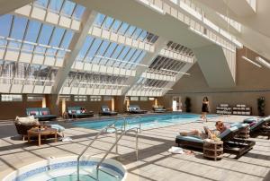 a rendering of a hotel lobby with a pool at Hotel Nikko San Francisco in San Francisco