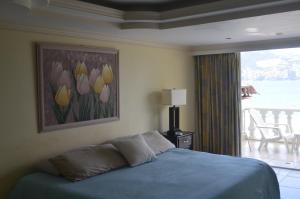 Una habitación en Apartamento Estrella Del Mar Acapulco