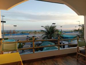 a view from the balcony of a resort at Le Hublot in Cotonou