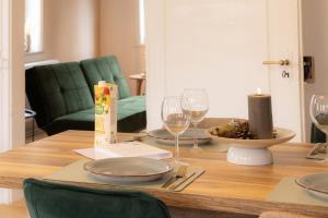 Posezení v ubytování 3 Zimmer Ferienwohnung Harter Brocken