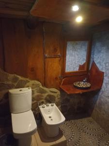 Koupelna v ubytování Rusticas