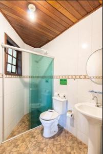 Koupelna v ubytování Hotel Fazenda Portal dos Sonhos