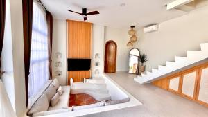 Posezení v ubytování Villa Lans By Baliem Villa