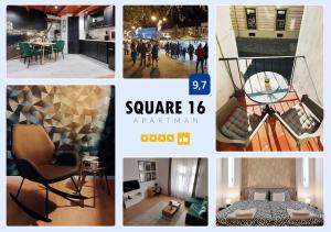 a collage of pictures of different types of furniture at SQUARE 16 - Absolutely Central Location in Szombathely