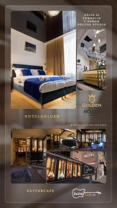 Postel nebo postele na pokoji v ubytování Apart Hotel GOLDEN apartments