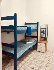 Postel nebo postele na pokoji v ubytování Suíte Privativa com conforto