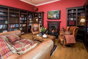 Posezení v ubytování Loch Tay Manor