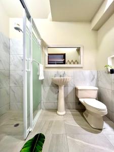 Phòng tắm tại Lemon Garden