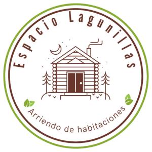een logo voor een blokhut-onderwijsinstelling bij Espacio lagunillas Alojamiento in Lagunillas
