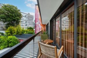 Balkón nebo terasa v ubytování Glam Taoo Hotel Apartamento Boutique