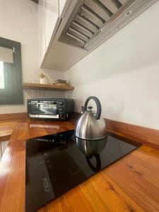 Η κουζίνα ή μικρή κουζίνα στο lodge arbolito