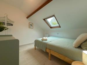 Postel nebo postele na pokoji v ubytování Havre de paix - 15 min Paris - 6 pers