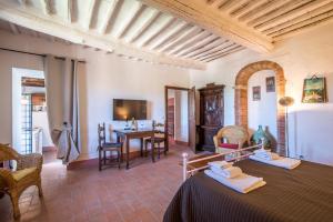 Χώρος καθιστικού στο Casale Rosennano - Riserva