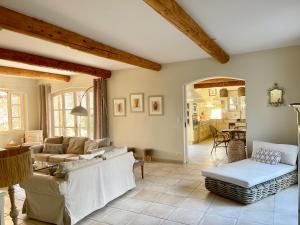 Posezení v ubytování La Villa Baronnette