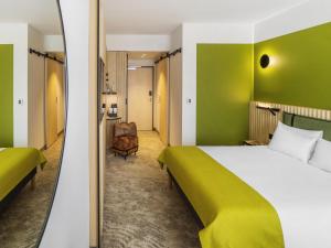 Katil atau katil-katil dalam bilik di Mercure Katowice Centrum