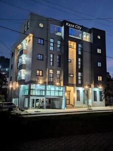 Budova, kde se aparthotel nachází