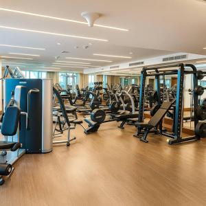 Fitness centrum a/nebo fitness zařízení v ubytování 3 BR Soul Beach Mamsha Sadiyaat