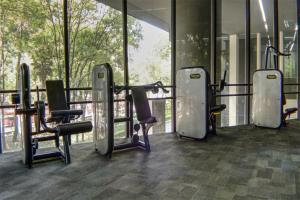 Γυμναστήριο ή/και όργανα γυμναστικής στο Reforma 284 King Size SUITE Swimming Pool, Parking & Kitchen