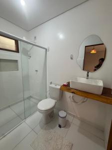 Koupelna v ubytování Eco Pousada Paraíso Casamar