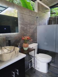 Koupelna v ubytování Osa Glamping