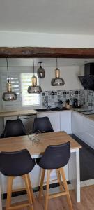Dapur atau dapur kecil di Casa Ginguba