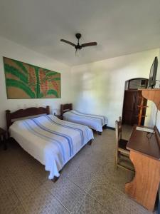 Postel nebo postele na pokoji v ubytování 4 Ventos Pousada