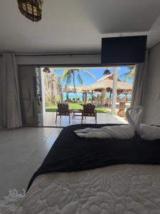 Postel nebo postele na pokoji v ubytování Eco Pousada Paraíso Casamar