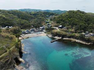 an aerial view of a river with blue water at umieru - Vacation STAY 55238v in Taiza