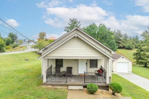 a small house with a porch and a balcony at Valley Ridge Retreat - For 8 in Cincinnati +37 photos