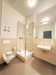 Koupelna v ubytování Stylisches City-Apartment mit Terrasse & Top-Lage - CIVITA Apartments