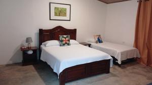 Postel nebo postele na pokoji v ubytování Nicoya Silvestre