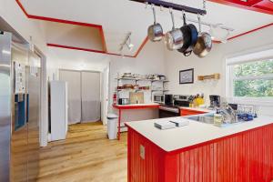 Kuchyň nebo kuchyňský kout v ubytování Summertime II