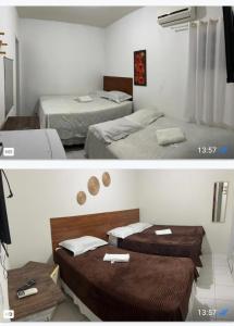 Postel nebo postele na pokoji v ubytování Pousada Aconchego + 4 fotografie