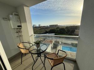 Balkón nebo terasa v ubytování Amanecer del Faro