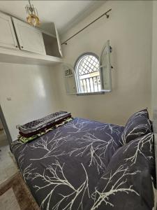 Postel nebo postele na pokoji v ubytování APPARTEMENT Blue