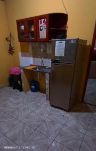 Køkken eller tekøkken på Casa de praia em Mosqueiro 60km de Belém para COP30