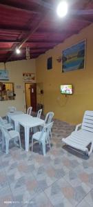 Et tv og/eller underholdning på Casa de praia em Mosqueiro 60km de Belém para COP30