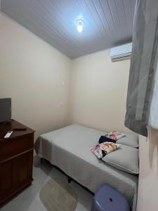 Postel nebo postele na pokoji v ubytování Apartamentos mobiliados Portal da Amazônia