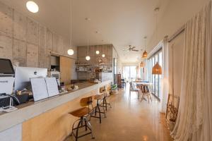 Dapur atau dapur kecil di Jeju Mooi Pension