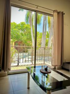 Μπαλκόνι ή βεράντα στο Depa 101B en Huatulco con alberca y balcón a 5 min playa