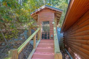 Bygningen som feriehuset ligger i