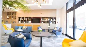 Posezení v ubytování Echarm Hotel Beijing Yizhuangrong Dongjie Metro