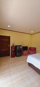 Giường trong phòng chung tại Lantiscorp