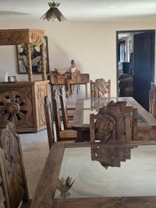 Posezení v ubytování Acogedora casa de campo en Rancho la Cruz